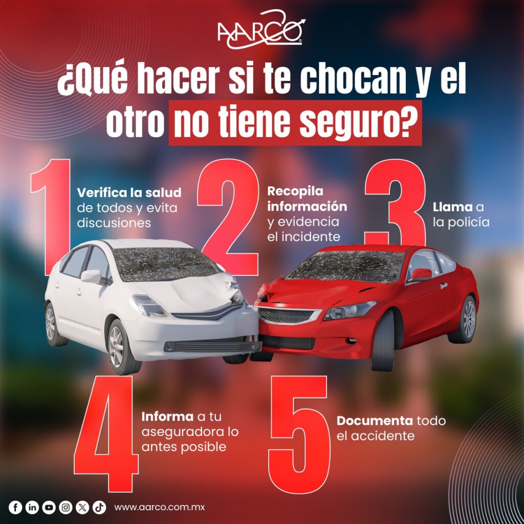 ¿Qué hacer si te chocan y el otro no tiene seguro