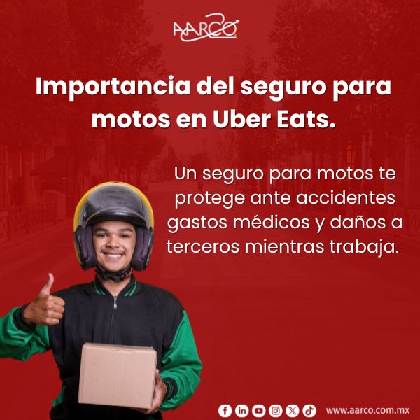 seguro de motos para Uber Eats