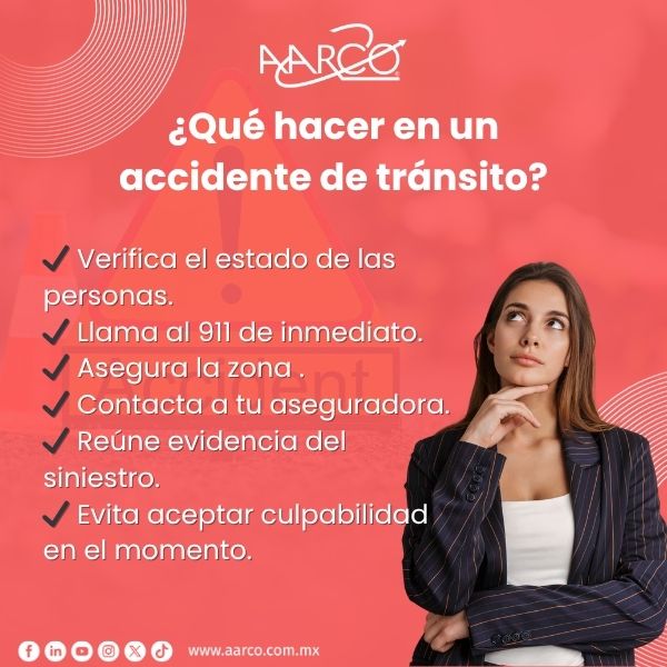 ¿Qué hacer si en un accidente de tránsito hay gente lesionada?