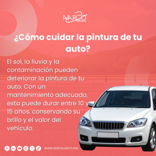 Cómo cuidar la pintura de tu auto