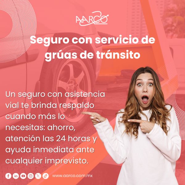 Seguro con servicio de grúas de tránsito
