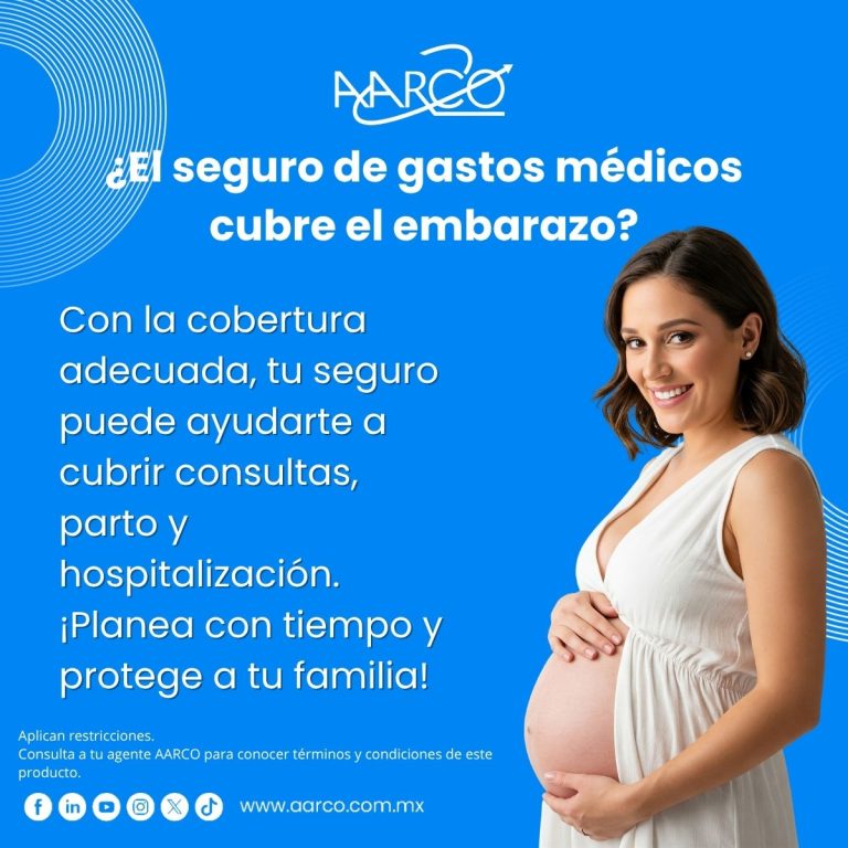 El seguro de gastos médicos cubre el embarazo